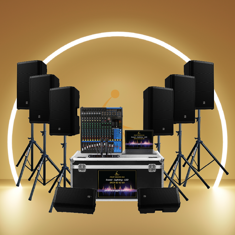 gói âm thanh sự kiện ngoài trời NT3C