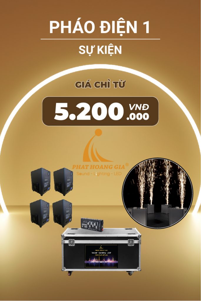 Gói hiệu ứng sân khấu sự kiện pháo điện 1