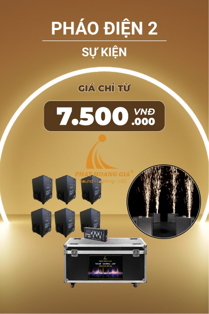 Gói hiệu ứng sân khấu sự kiện pháo điện 2