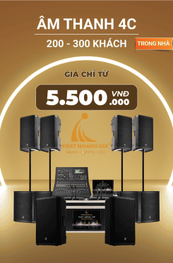 Gói Âm Thanh Sự Kiện Trong Nhà 4C