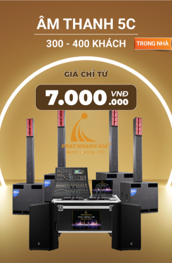Gói Âm Thanh Sự Kiện Trong Nhà 5C