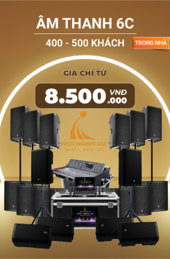 Gói Âm Thanh Sự Kiện Trong Nhà 6C