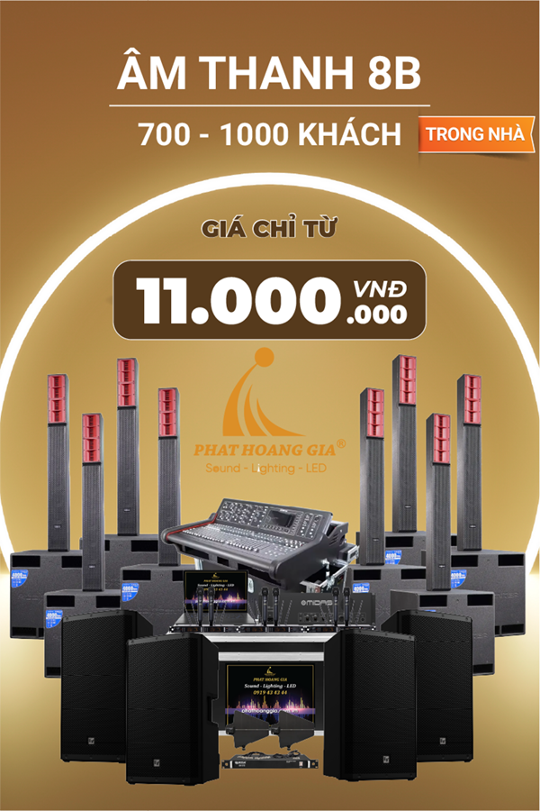 Gói Âm Thanh Sự Kiện Trong Nhà 8B