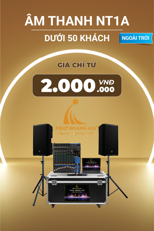 Gói Âm Thanh Sự Kiện Ngoài Trời NT1A