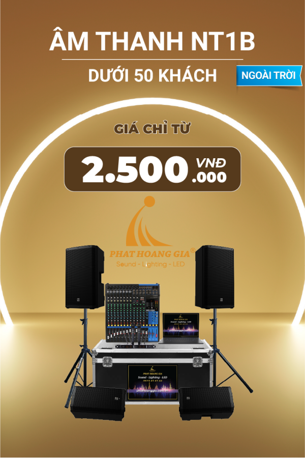 Gói Âm Thanh Sự Kiện Ngoài Trời NT1B