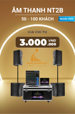 Gói Âm Thanh Sự Kiện Ngoài Trời NT2B