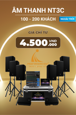 Gói Âm Thanh Sự Kiện Ngoài Trời NT3C
