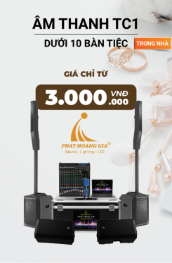 Gói Âm Thanh Tiệc Cưới Trong Nhà TC1