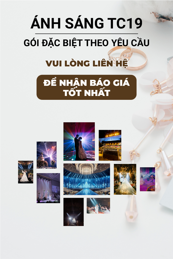 Gói Ánh Sáng Tiệc Cưới TC19