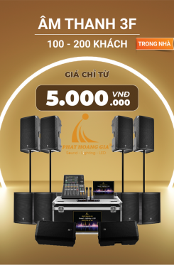 Gói Âm Thanh Sự Kiện Trong Nhà 3F
