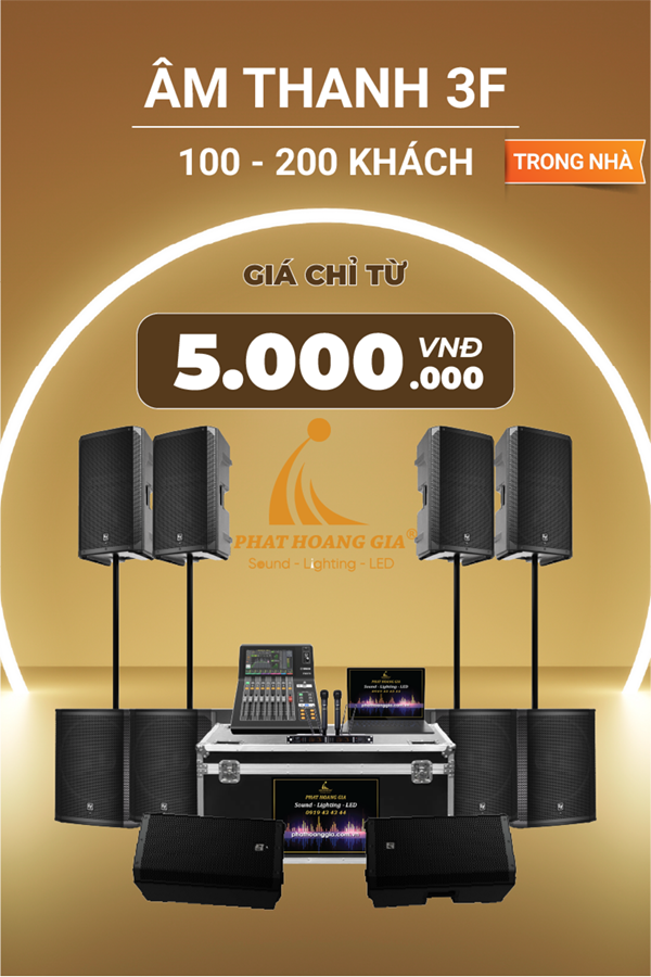 Gói Âm Thanh Sự Kiện Trong Nhà 3F
