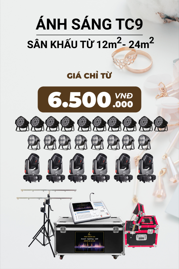Gói Ánh Sáng Tiệc Cưới TC9