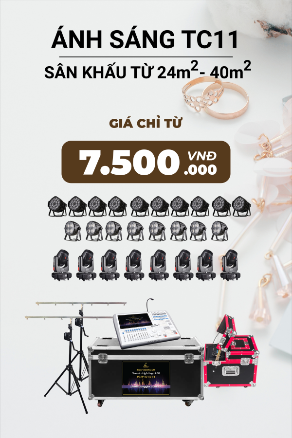 Gói Ánh Sáng Tiệc Cưới TC11