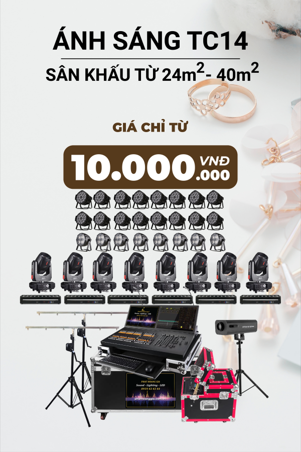 Gói Ánh Sáng Tiệc Cưới TC14