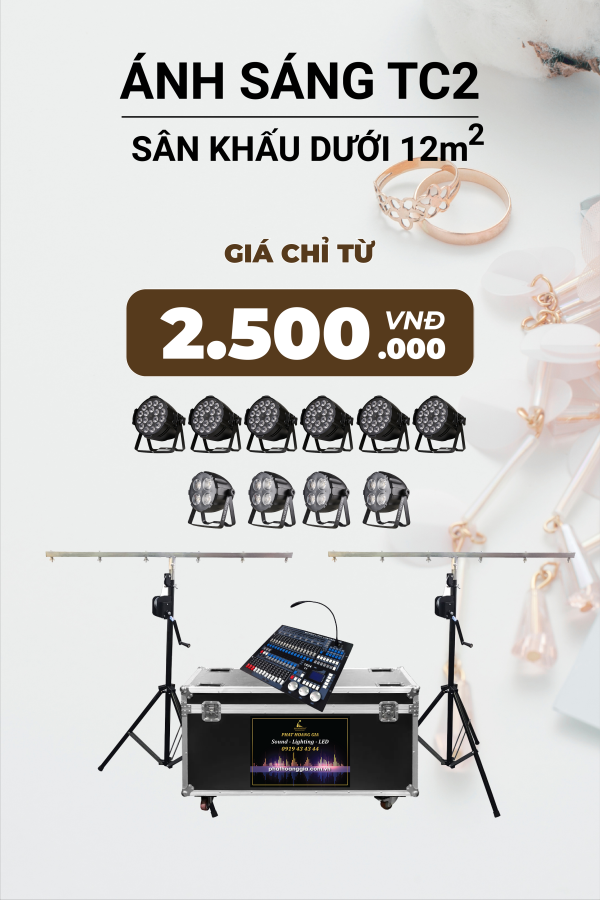 Gói Ánh Sáng Tiệc Cưới TC2