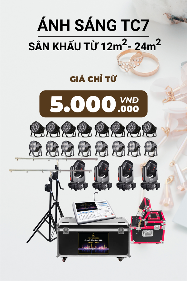 Gói Ánh Sáng Tiệc Cưới TC7