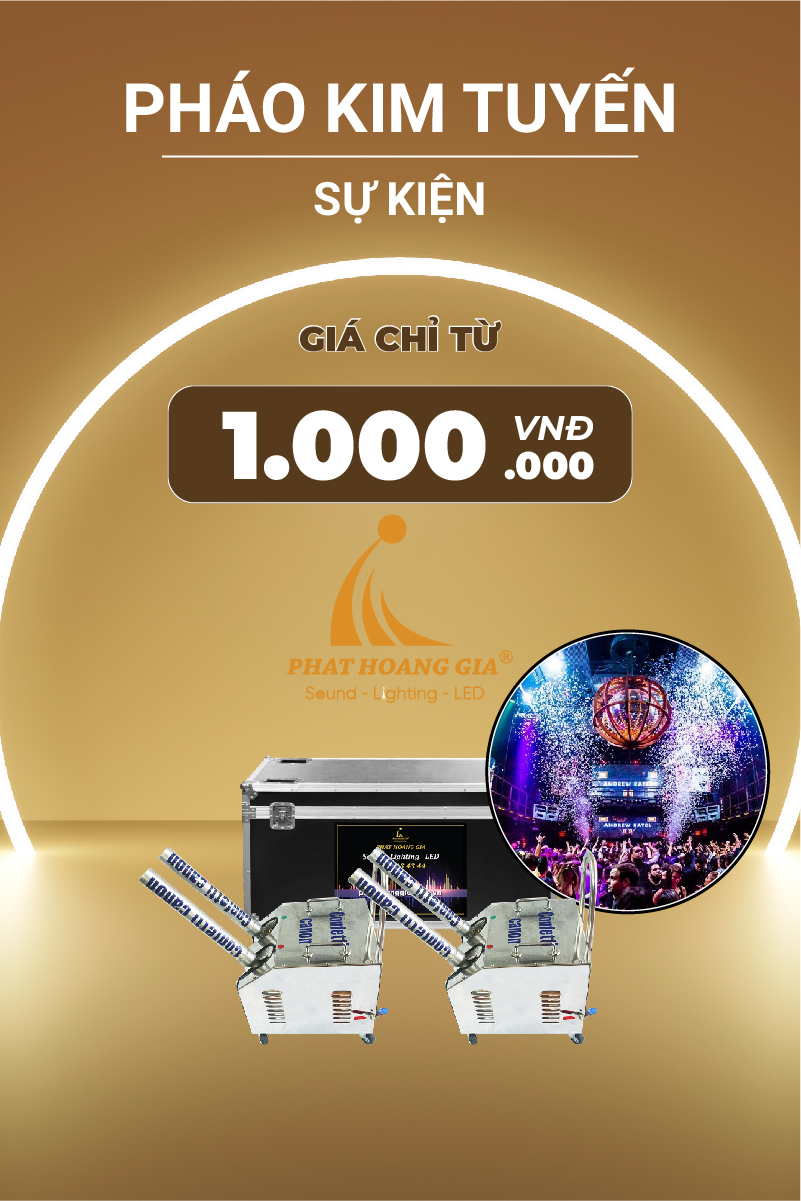 Gói Hiệu Ứng Pháo Kim Tuyến Sự Kiện