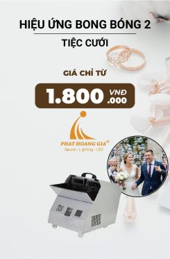 Hiệu Ứng Bong Bóng Tiệc Cưới 2