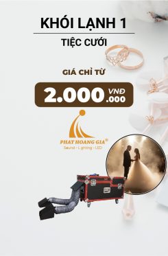 Hiệu Ứng Khói Lạnh Tiệc Cưới 1