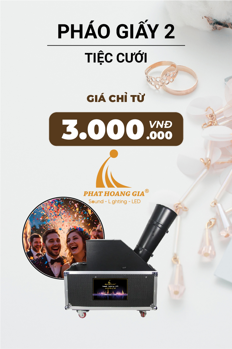 Hiệu Ứng Pháo Giấy Tiệc Cưới 2