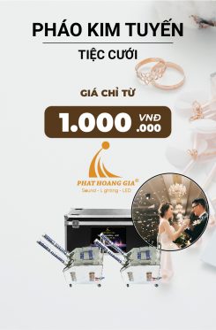 Gói Hiệu Ứng Pháo Kim Tuyến Tiệc Cưới