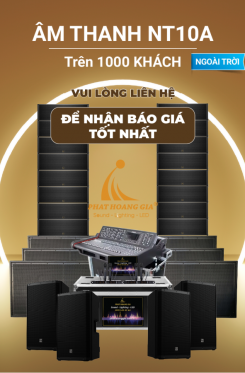 Gói Âm Thanh Sự Kiện Ngoài Trời NT10A