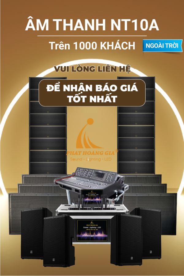 Gói Âm Thanh Sự Kiện Ngoài Trời NT10A