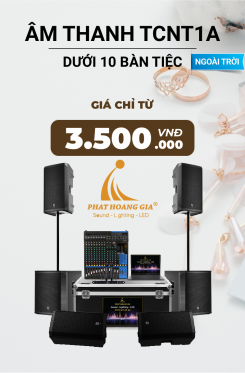 Gói Âm Thanh Tiệc Cưới Ngoài Trời TCNT1A