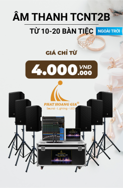 Gói Âm Thanh Tiệc Cưới Ngoài Trời TCNT2B
