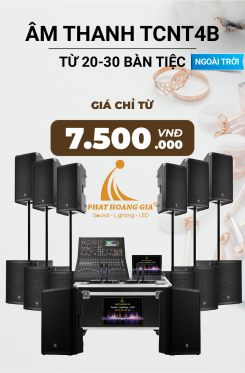 Gói Âm Thanh Tiệc Cưới Ngoài Trời TCNT4B