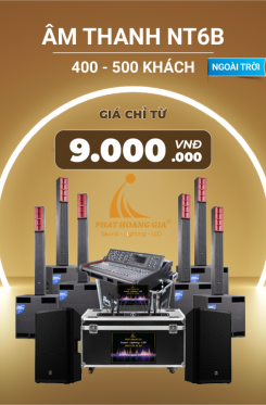 Gói Âm Thanh Sự Kiện Ngoài Trời NT6B