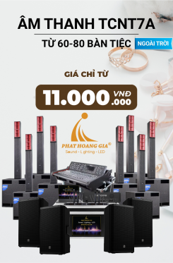 Gói Âm Thanh Tiệc Cưới Ngoài Trời TCNT7A