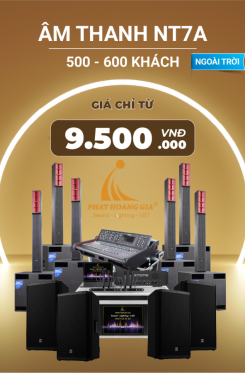 Gói Âm Thanh Sự Kiện Ngoài Trời NT7A