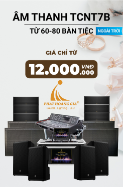 Gói Âm Thanh Tiệc Cưới Ngoài Trời TCNT7B