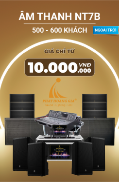 Gói Âm Thanh Sự Kiện Ngoài Trời NT7B