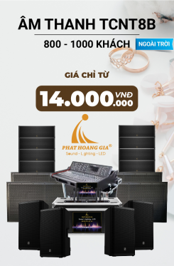Gói Âm Thanh Tiệc Cưới Ngoài Trời TCNT8B
