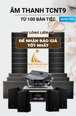 Gói Âm Thanh Tiệc Cưới Ngoài Trời TCNT9