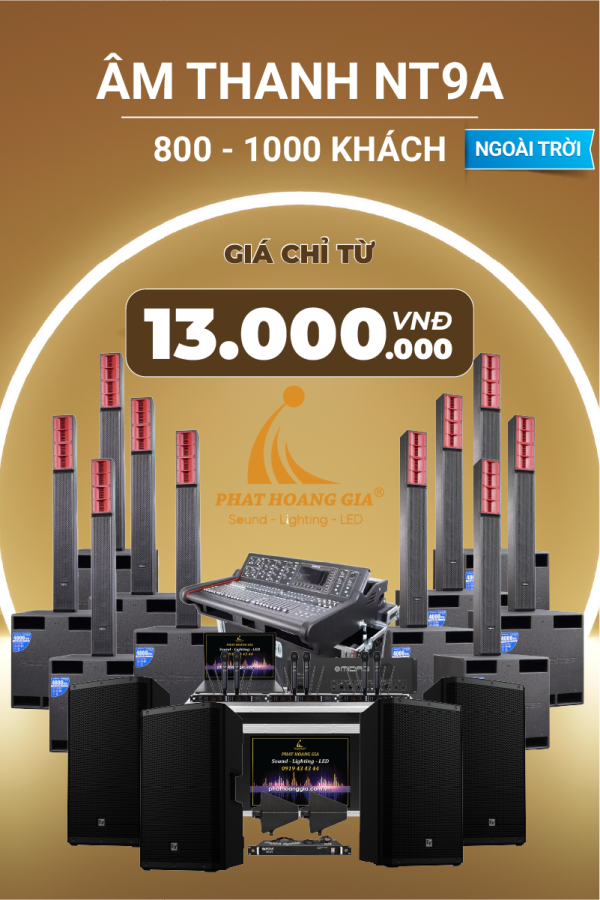 Gói Âm Thanh Sự Kiện Ngoài Trời NT9A