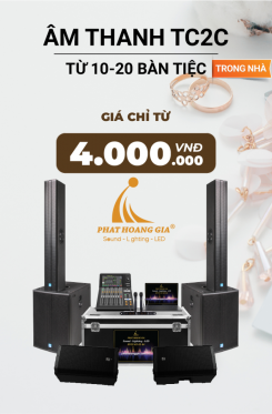 Gói Âm Thanh Tiệc Cưới Trong Nhà TC2C
