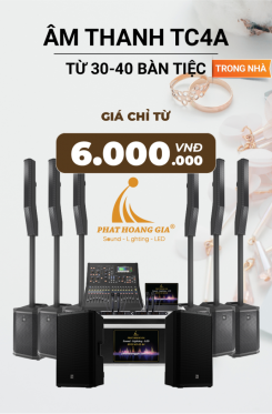 Gói Âm Thanh Tiệc Cưới Trong Nhà TC4A
