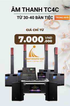 Gói Âm Thanh Tiệc Cưới Trong Nhà TC4C