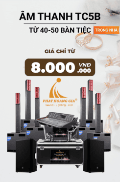 Gói Âm Thanh Tiệc Cưới Trong Nhà TC5B