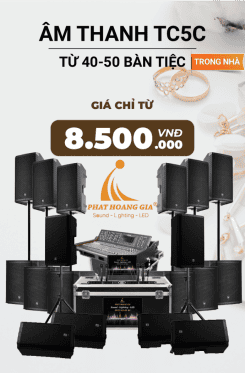 Gói Âm Thanh Tiệc Cưới Trong Nhà TC5C