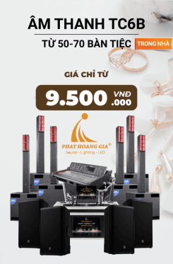 Gói Âm Thanh Tiệc Cưới Trong Nhà TC6B