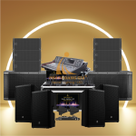 gói thiết bị âm thanh quán bar bùi viện đồng bộ gồm loa full sub cục đẩy và mixer