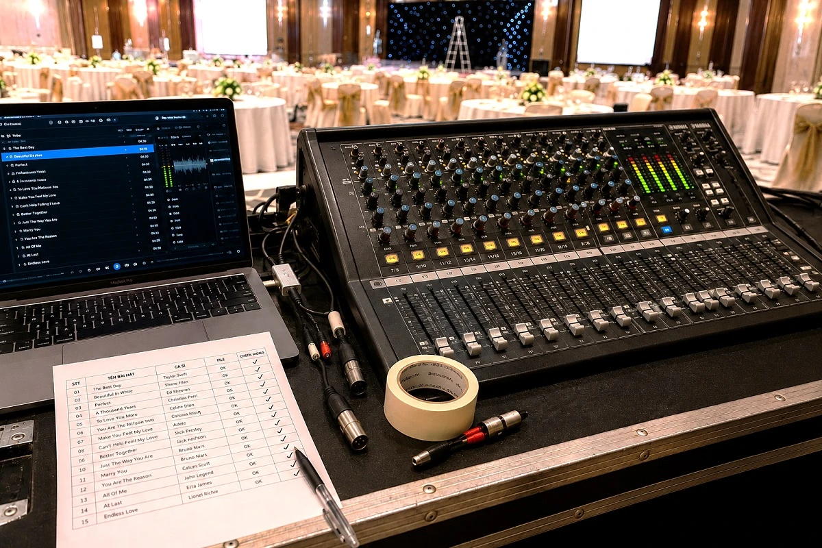 Âm Thanh Mono Là Gì Và Phân Biệt Với Âm Thanh Stereo 11 Bàn mixer điều khiển hệ thống âm thanh mono trong quá trình chuẩn bị sự kiện
