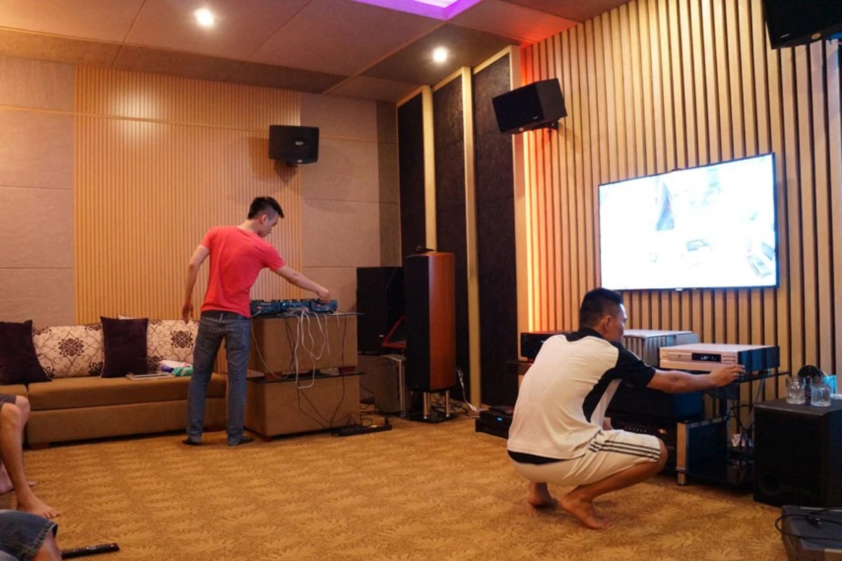 Quá trình tự setup phòng hát karaoke ktv tại nhà