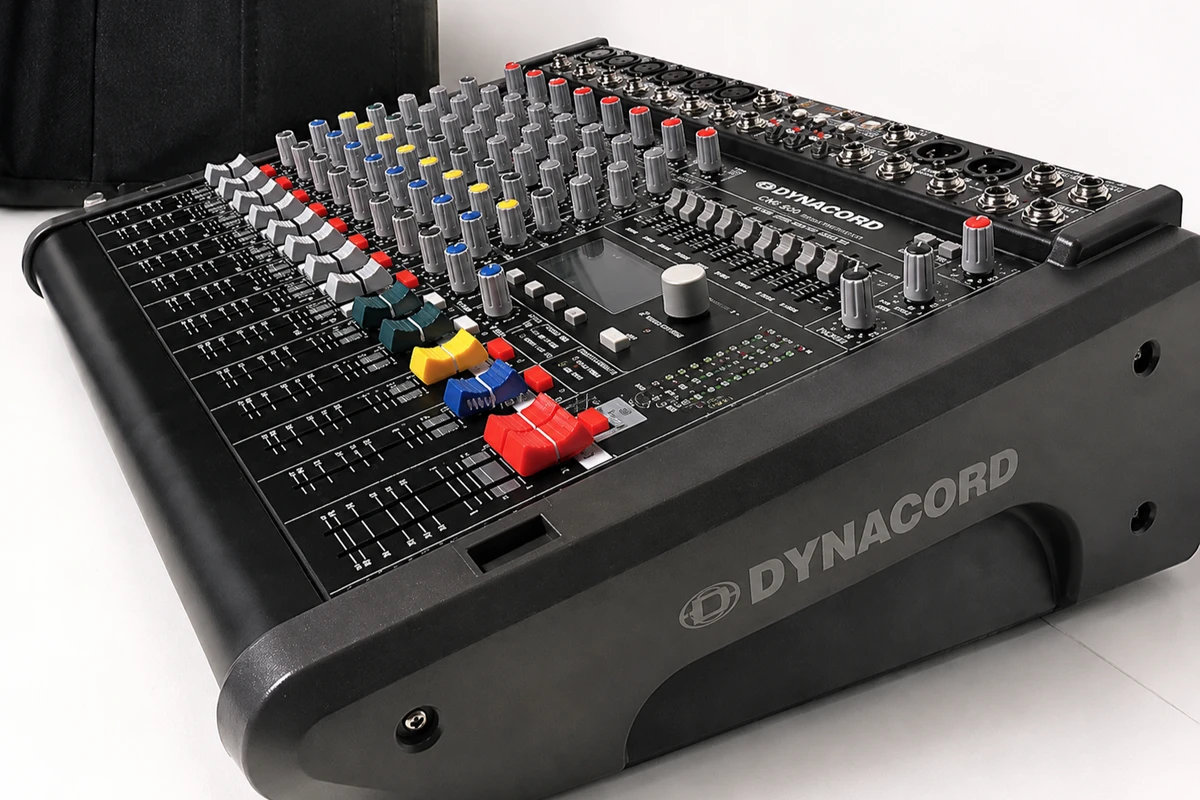 Bàn Mixer Dynacord CMS 600 Chính Hãng Và Cách Chỉnh 6 Mixer Dynacord CMS 600 với thiết kế nhỏ gọn tích hợp DSP xử lý tín hiệu và nhiều kênh đầu vào dành cho hệ thống âm thanh sự kiện