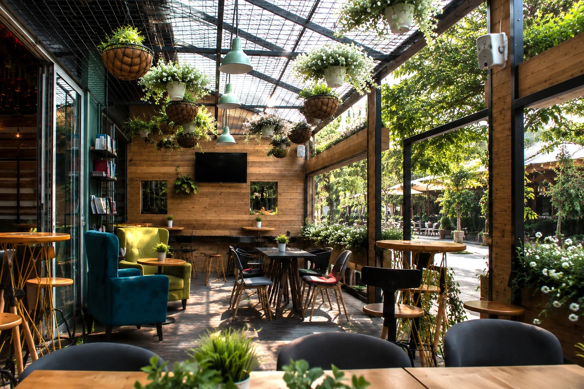 Âm Thanh Quán Cafe Sân Vườn: Chọn Loa Và Lắp Đặt Chuẩn Ngoài Trời 8 Hệ thống loa âm thanh ngoài trời cho quán cafe sân vườn