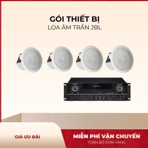 gói thiết bị âm thanh và hệ thống loa âm trần cho văn phòng cửa hàng